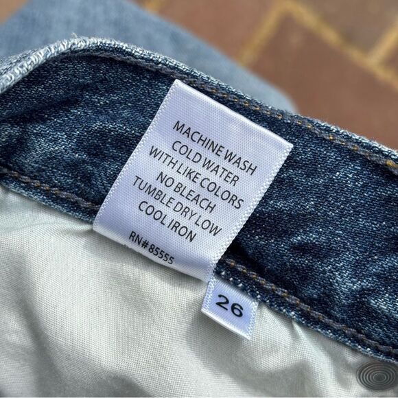 Pistola Charlie Exposed Button Fly Distressed Denim Jeans 26 - Picture 9 of 9